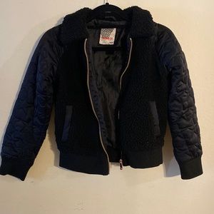Black Kenzie girl jacket girls size 10/12